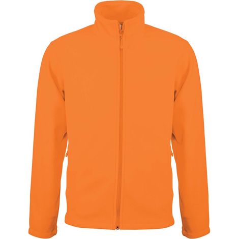 Giacca Falco Kariban in micropile con zip Arancione XXL