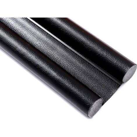 Bas de Porte en Mousse et Polyuréthane Isolant Phonique Thermique Bande Anti l\'air Froid Anti Souris Cafard Insectes Noir (1/4)