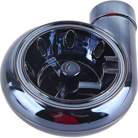 [Yuexinghui] 1 pièce de turbine rotative pour grille d'aération de voiture, décoration personnalisée, diffuseur de parfum et désodorisant (boîte incluse) Noir (1/2)