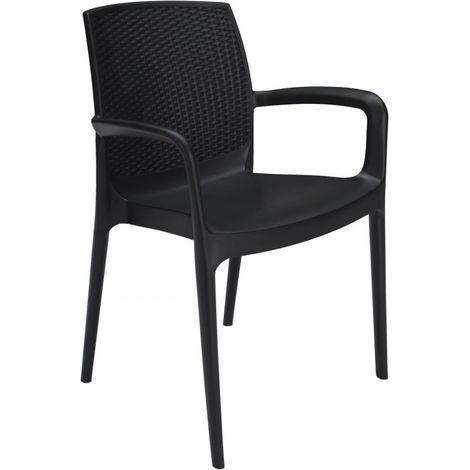 Sedie Poltrona Poly Rattan Braccioli per Giardino Bar Ristorante BOHEME Grand Soleil (1/3)