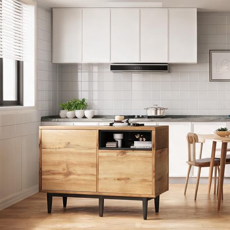 Buffet coloris natural bois en MDF (1/5)