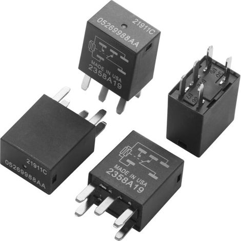 Relais automobile multifonction 05269988AA 21911C 12 V CC 10 A 5 broches, relais d'alimentation accessoire, lot de 4