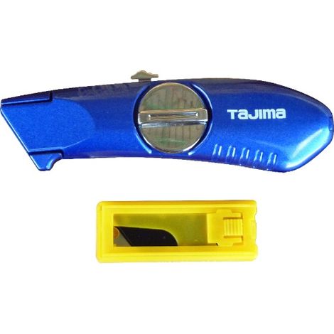 Navaja profesional con hojas retráctiles + 10 hojas TAJIMA