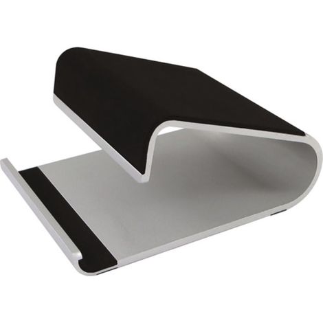 Support de tablette l.100xP135xH68 mm aluminium argent HELIT (1/2)