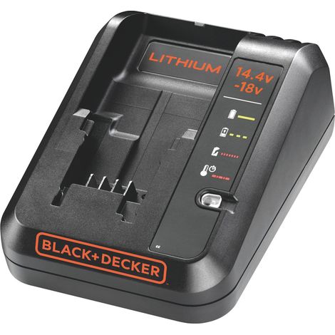 Black+Decker CARICABATTERIA BDC1A-QW 1A per batterie 18 V - 14,4 V