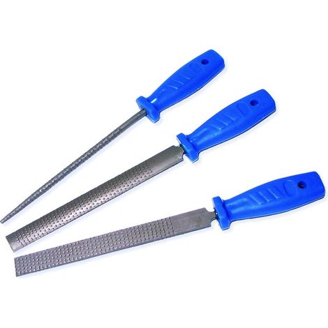 Jeu de Râpes 200 mm - 3 Pcs - Acier - Outils de Précision pour Finitions - Qualité premium - Beast
