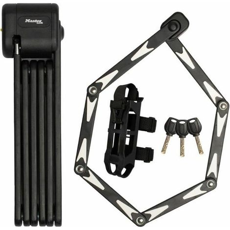 Eton Candado plegable tipo navaja negro acero templado