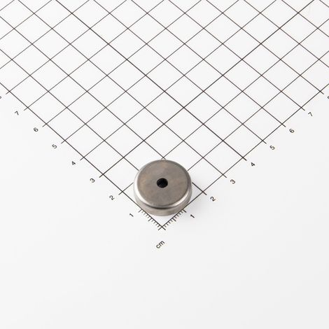 Magna-C Edelstahl Ferrit Flachgreifer Ø20x6mm mit konischer Senkung (1/3)