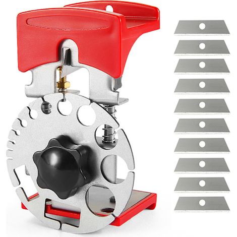 Pince à dénuder pour câbles électriques. Profondeur de coupe réglable pour une précision optimale. Pince à dénuder légère pour une utilisation domestique et professionnelle. (1/5)