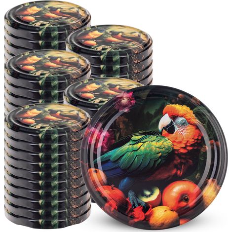 KADAX Deckel fi82 Packung 50 Stück Vögel 3 TO-82/6H/R