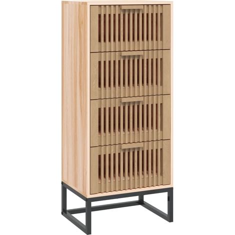 Buffet,Bahut,Meuble de Rangement haut 40x30x95 cm bois d'ingénierie CFW82072 (1/5)