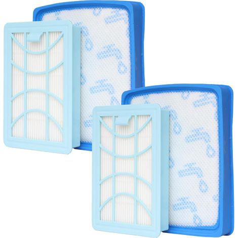 Lot de 4 Filtres Aspirateur - Compatible Philips PowerPro Expert - Lavables et Réutilisables - Pour Modèles FC9729 à FC9746 (1/5)