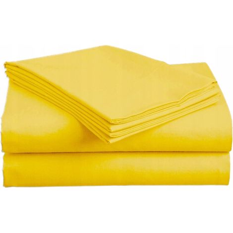 Drap-housse Parylux Classic - Sans housse - Jaune 200x230cm