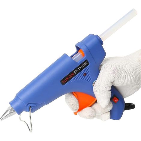 Pistolet à colle chaude 11 mm, idéal pour les petits travaux manuels et les réparations rapides à la maison et au bureau, 100 watts. (1/5)