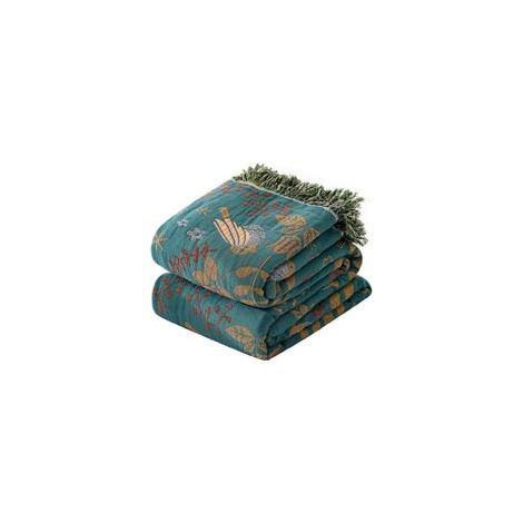 Couvre-lit en Coton, Bettüberwurf, Sofadecke avec les Échantillons, 150 x 200 cm, impression recto-verso Boho-Bettüberwurf, Couchdecke, Sesseldecke, couverture de retournement pour la Télévision ou fa (1/5)
