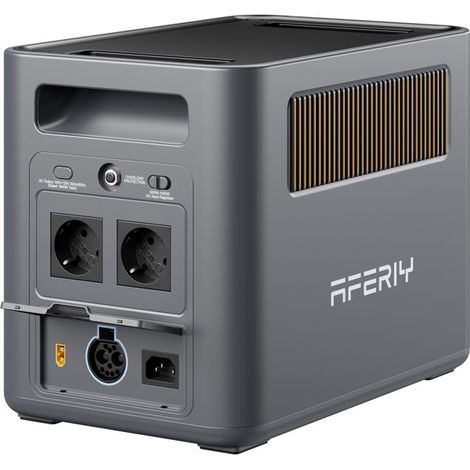 Tragbares Stromaggregat - AFERIY - P180 Pro - 1800W - 1024Wh erweiterbar auf 5120Wh - Ladezeit 36 Min, APP, UPS