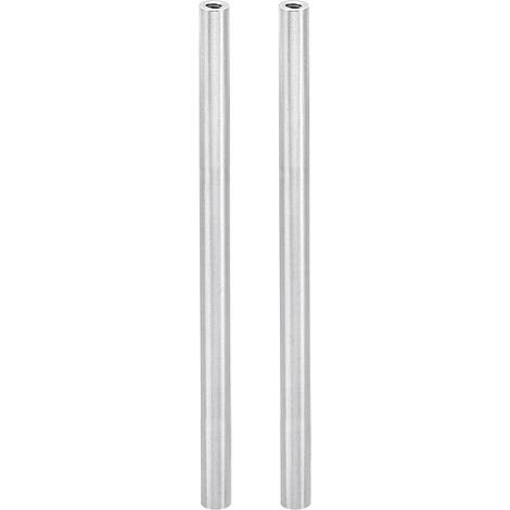 2Pcs Entretoise Filetée M3 en Aluminium 3x5x90mm Argent (1/5)