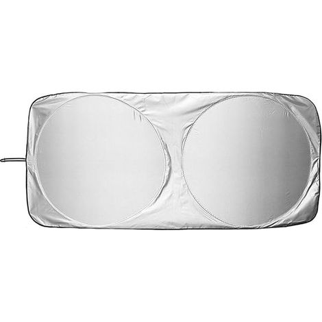 Parapluie de voiture, protection pare-brise avant, anti-UV et anti-chaleur, écran solaire pour garder l'habitacle frais-150x70cm (1/5)