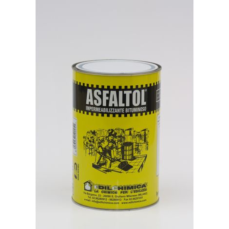 ImpermA abilisation d&39asphalte bitume-bitume A froid 1,5 kg pour terrasses, murs, silos, rA servoirs