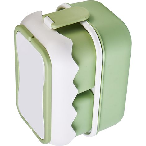 Boîte alimentaire en plastique double paroi, portable, isotherme et étanche, idéale pour les étudiants, les professionnels et les amateurs d'avocats. (1/5)