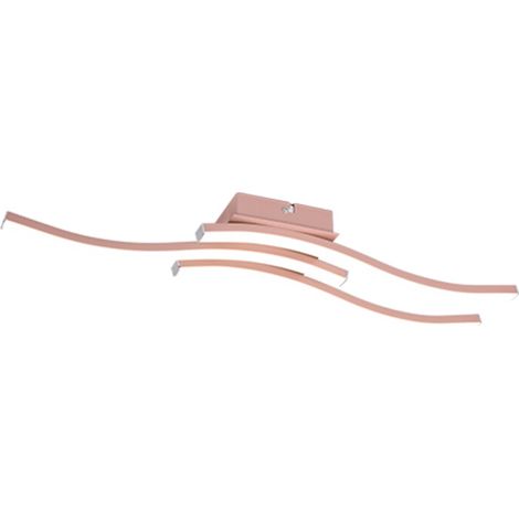 PLAFONIERA LED ROUTE ORO ROSA 3 LUCI X 5W 400K0