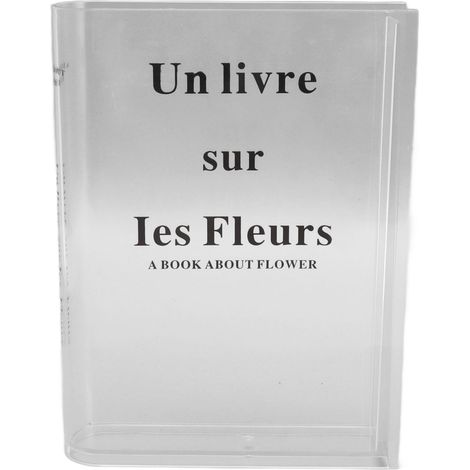Vase Livre Décoratif en Acrylique Noir - Arrangement Floral Moderne pour Décoration d'Intérieur (1/5)
