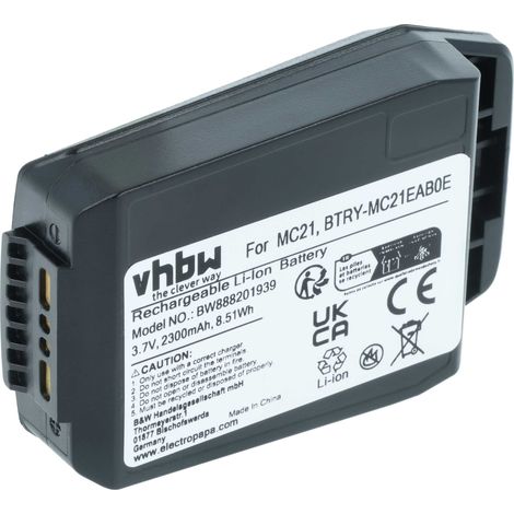 vhbw batteria sostituisce Motorola 82-105612-01, 82-150612-01, BTRY-MC21EAB0E per computer portatile scanner (2300mAh, 3,7V, Li-Ion)