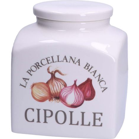 BARATTOLO 500ML CIPOLLE IN PORCELLANA LINEA CONSERVA