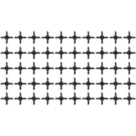 50 raccords de tuyau 4 voies 4/7, raccords transversaux pour tuyaux d'arrosage (1/4)