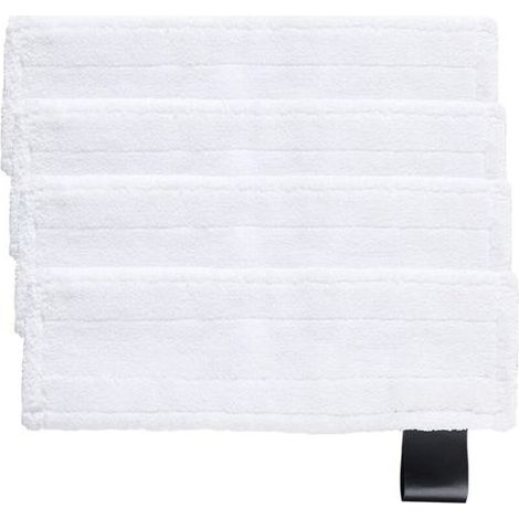 4PCS Bonnettes Microfibre pour SC5 SC3 Easy Fix Kärcher, Lingette Remplacement pour Karcher Vapeur, Chiffons Microfibre pour Karcher Easy Fix SC2 SC3 SC4 SC5, Kärcher Bonnettes pour Buse de Sol (1/5)