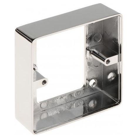 Boîte de surface atlo atlo-bpa-4 acier chromé 86x86 mm