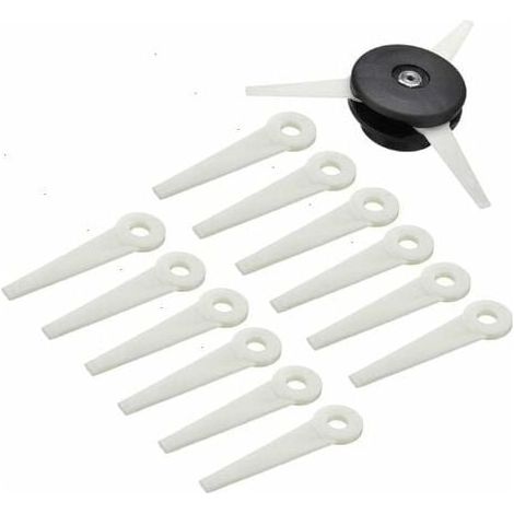 Tête de débroussailleuse + 12 lames de coupe pour STIHL POLYCUT 6-3 FS38 FS40 FS45 (1/4)