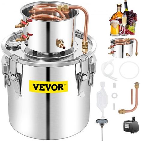 Distillateur Alambic 50 L Chaudière à Spiritueux Acier (1/5)