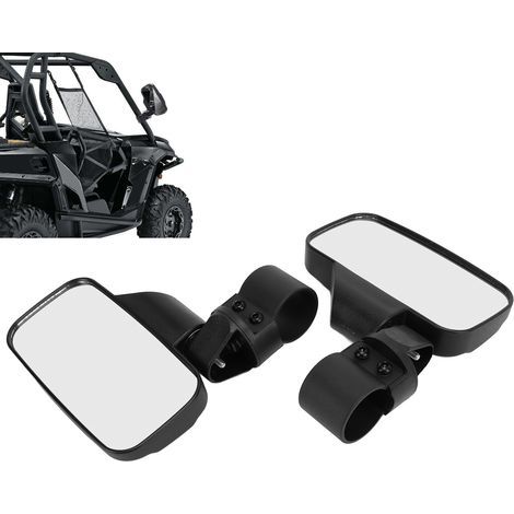 espejos laterales para UTV ATV Polaris RZR - Ajustables y universales (excepto el modelo 170) (1/5)