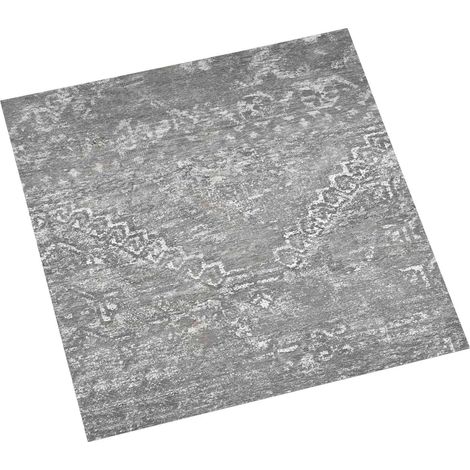 Flooring Planks 55 pcs Concrete Grey 5.11 m² PVC vidaXL