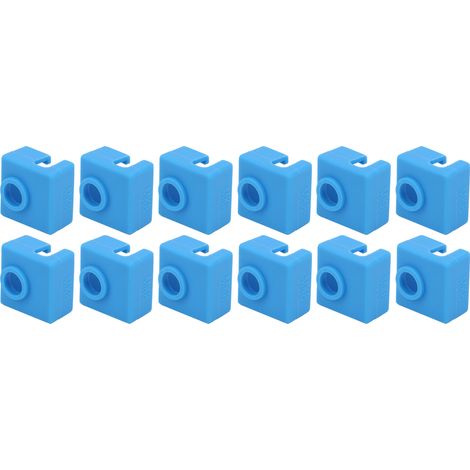 12 pièces Couvertures Chauffantes en Aluminium avec Chaussettes en Silicone pour Imprimantes 3D MK7/8/9 (1/5)