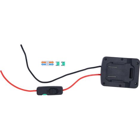 Adaptateur de Batterie, Convertisseur de Batterie pour Outil électrique avec Borne de Fil de Commutateur de Fusible pour X20V Team 20V PAP20A1 PAP20A3 PAP20B1 PAP20B3 (1/5)
