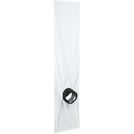 Pair Kit d'étanchéité pour fenêtre de climatiseur à double ouverture de 2 m, Tissu d'étanchéité pour grille d'aération de climatiseur, Déflecteur de flux (1/5)