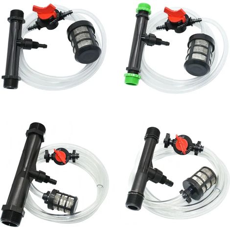 (D)1/2" 3/4" 1" 1,5" Filetage pour l'irrigation agricole, injecteur d'engrais Venturi, raccord pour irrigation de serre, injecteur d'ozone (1/4)