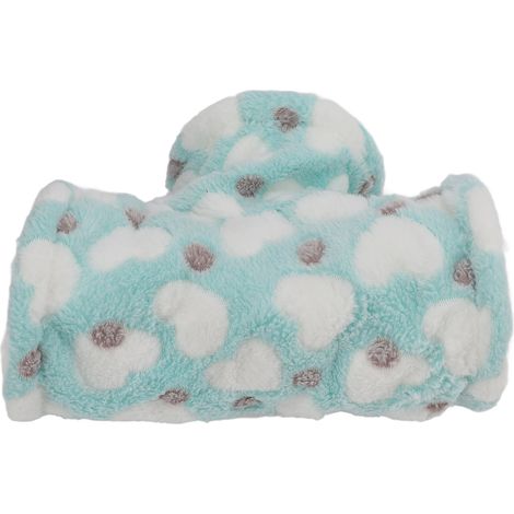 Tunnel à 3 voies pour hamster, chaud et confortable, en peluche pour petits animaux (chinchilla, cochon d'Inde, furet), vert, 27 x 9 cm / 10,6 x 3,5 pouces (1/5)