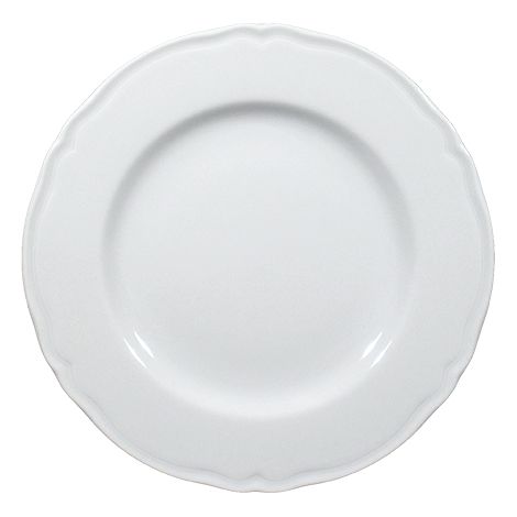 Saturnia Piatto Piano D 28 Cm H 2,2 Cm Porcellana Praga Bianco