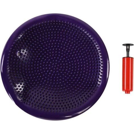 Sgabello da yoga viola spesso, tappetino per il recupero della caviglia, tappetino per l'equilibrio, cuscino per massaggio yoga, allenatore per caviglia (1/4)