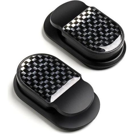 2 Pcs Crochet Multifonction 3 en 1 pour Tableau de Bord Voiture, Support Téléphone Magnétique Adhésif Crochets Auto pour Clés, Cache-Visage, Câble USB et Écouteurs (1/5)