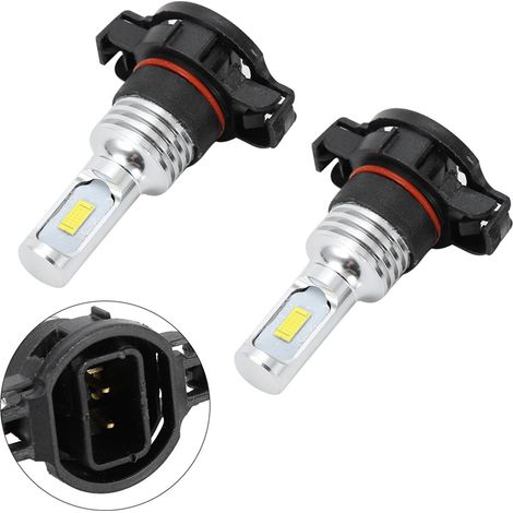 Lot de 2 Ampoules LED 80W 6000K Blanc pour Phares & Feux de Brouillard Auto H16/5202 (1/5)