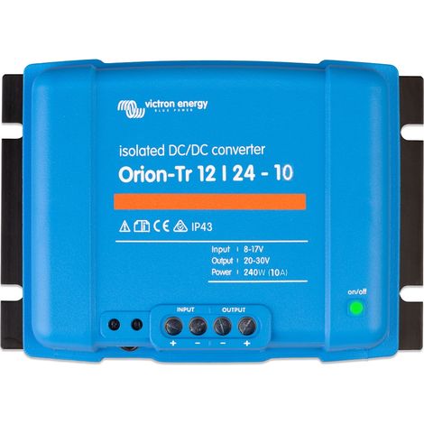 Convertidor DC-DC Orion 12V/24V 10A (240W) Aislado