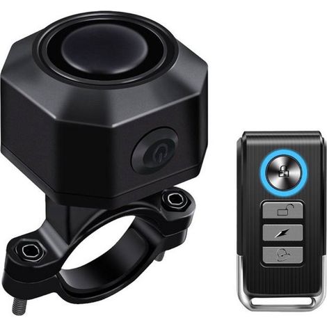 Fahrradalarmsysteme Fahrradalarm Diebstahlsicherung mit Fernbedienung Rollerschloss kabellos USB-C wasserdicht Motorrad Fahrrad Tracker Vibration (1/5)