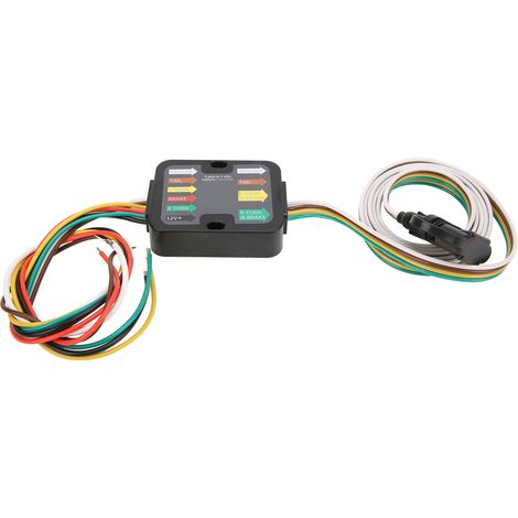 Adaptateur de faisceau de câblage pour remorque, convertisseur de feux arrière de remorque 3 fils vers 2 fils avec faisceau de câblage de 152 cm (60 pouces), compatible avec les feux LED (1/5)