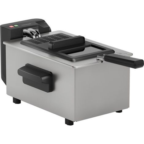 Friteuse 3 litres - FR-9327 - 2000 W - Fenêtre de visualisation - Acier inoxydable