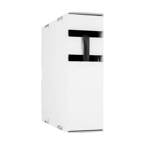 Hongshang 211195908 Termoretraibile senza colla Nero 12.70 mm 6.40 mm Restringimento:2:1 8 m