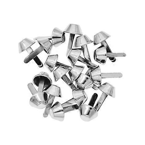 Lot de 20 rivets métalliques pour pieds de sac, clous percés pour accessoires de décoration en cuir pour sacs à main et autres créations artisanales.